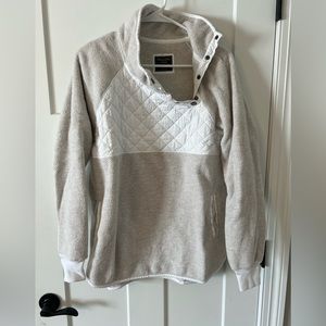 Abercrombie Asymmetrical Snap-Up Fleece L
